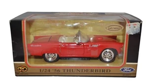 Motor Max 1956 Red Ford Thunderbird Convertible 1:24 Die Cast Model Car - Picture 1 of 4
