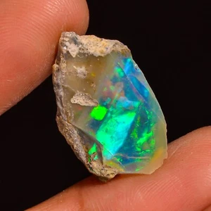 Dry Opal Rough 7.00 Carat Natural Ethiopian Welo Opal Raw Fire Opal Gemstone - Picture 1 of 4