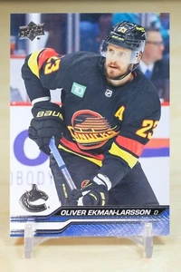 2023-24 Upper Deck Base #179 Oliver Ekman-Larsson - Vancouver Canucks - Picture 1 of 2