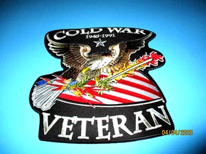 Neu 11 Zoll Kalter Krieg 1945-1991 bestickt Veteran Patch - Bild 1 von 6
