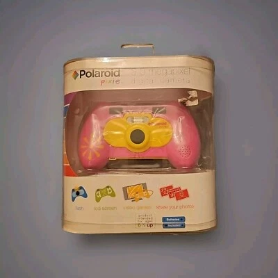Polaroid Pink Pixie Kids 3.0 megapixel Digital Camera New Factory Sealed!  - Image 1 of 4