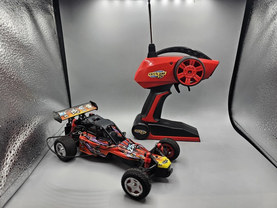 Toys'R'Us Fast Lane RC 27MHz Ultra Fast Remote Control Red Buggy Car W/ Remote - Image 1 of 4