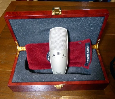 Микрофон конденсаторный Shure KSM 27 - первозданный в деревянном корпусе с амортизирующим креплением - Изображение 1 из 4