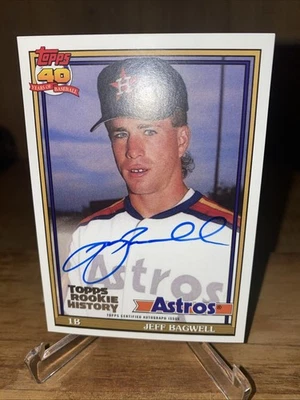 Jeff Bagwell 2018 Topps Archives Rookie History Auto/99 Astros Autógrafo SP RC Foto 1 de 4