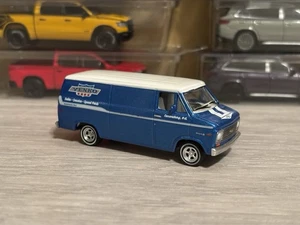 Greenlight 1/64 1976 Chevrolet G20 Yenko Blue Mint Loose HTF - Picture 1 of 4