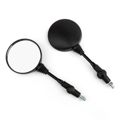 Motorcycle Custom 10mm Rearview Side Mirrors For Kawasaki KL250 KL600 KL650 EO - Image 1 of 4