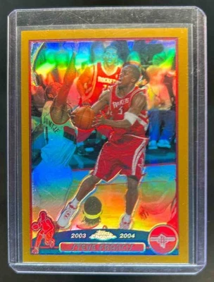 2003-04 Topps Chrome Steve Francis Refractor Gold #23/99 Rockets - Image 1 of 2