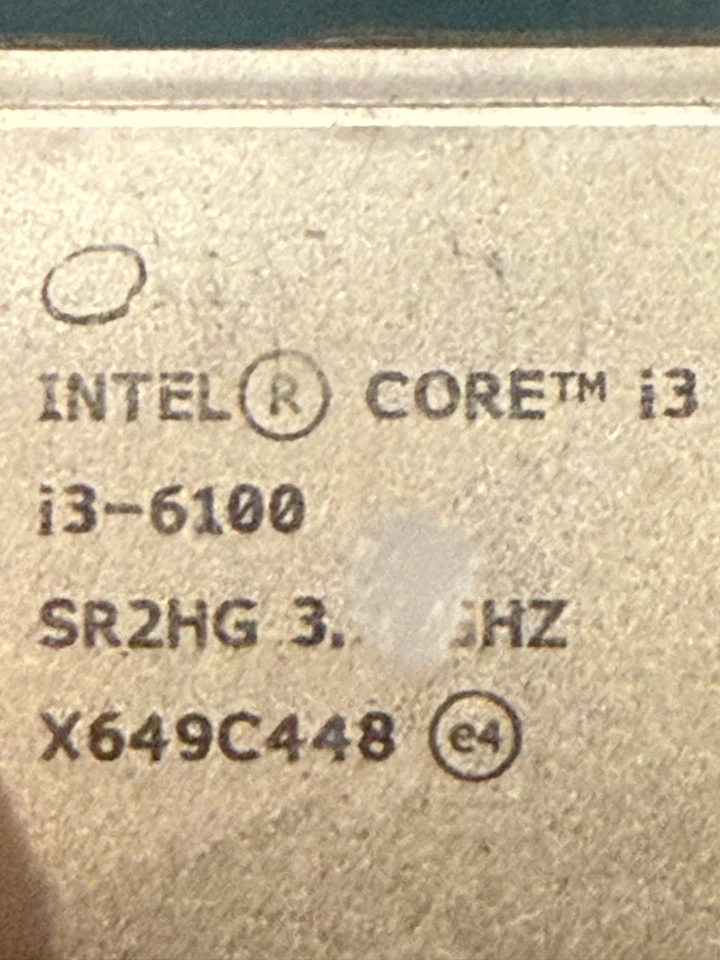 Intel Core i3-6100 3.7GHz Dual-Core SR2HG Processor - Image 1 of 1