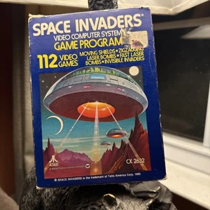 Space Invaders original 1980 CIB. Atari 2600 Tested. VTG/retro Gaming Telegames - Picture 1 of 4