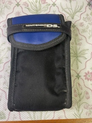 Estuche de Transporte Nintendo DS Lite Azul Bolsillo Lateral con Cremallera, Usado Foto 1 de 4