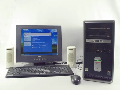 Compaq Presario SR1303 with Monitor, Keyboard, Mouse, Speakers, & Software - Image 1 of 4