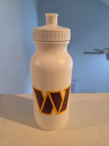 Washington Commanders Trinkflasche Neu Weiß mit W Logo NFL Official Licensed - Bild 1 von 3