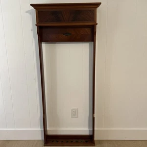 Brunswick Pool Cue Rack Holds 8 Cues Solid Wood 62” Tall 24” Wide Pre-Owned Good - Picture 1 of 12