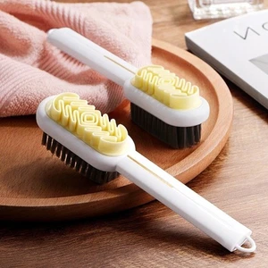 Long Handle Shoes Brush Double Sided Washing Brush  Cleaning Tool - Picture 1 of 11