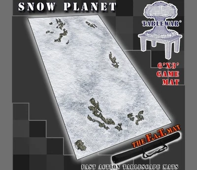 Table War Map - Snow Planet 6'x3' The F.A.T. Mat (World Of Tanks, Star Wars) - Image 1 of 2