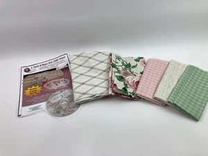 When Dreams Flower Fabric Lot & Instructional CD Embroidery Jenny Haskin No Book - Picture 1 of 8