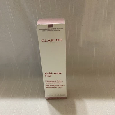 Clarins Multi Active Yeux мгновенное восстановление глаз мишени тонкие линии 0,5 унц - Изображение 1 из 4