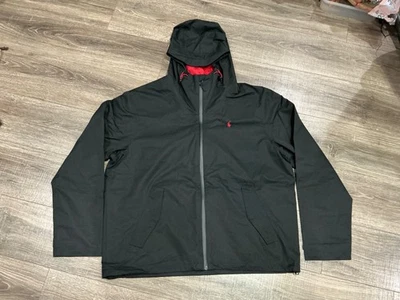 Chaqueta ligera con capucha resistente al agua Polo Ralph Lauren para hombre XL (A18) NUEVA CON ETIQUETAS Foto 1 de 4
