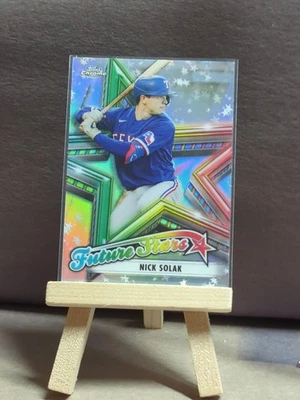 2021 Topps Chrome - Future Stars Nick Solak #FS-15 - Image 1 of 2