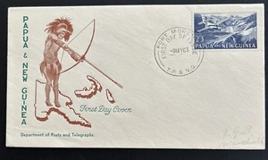 Papua New Guinea FDC 1963 Department Of Posts & Telegraphs - Imagen 1 de 4
