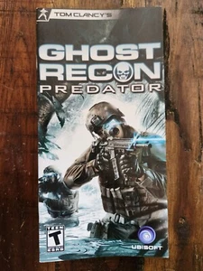 Tom Clancy's Ghost Recon: Predator (Sony PSP, 2010) Handbuch - Bild 1 von 2