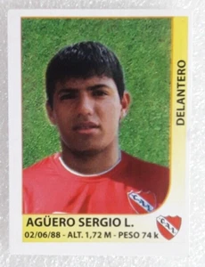 2005 Panini Argentina Clausura Sergio Agüero 1st True Rookie Sticker #62 Invest! - Picture 1 of 8