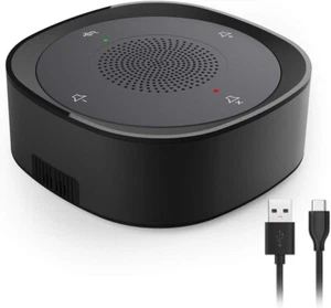 USB Speakerphone Microphone, Conference Speaker Omnidirectional Computer Mic NEW - Picture 1 of 3