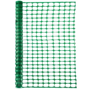 Heavy-Duty Green Barrier Fence - 4 ft. x 100 ft. for Snow and Safety - Picture 1 of 6
