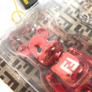FENDI Bearbrick FENDI FOREVER Medicom Toy Charm Red - Picture 1 of 7