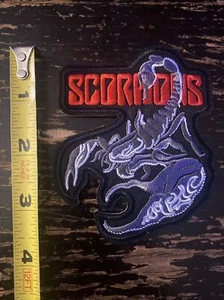 Scorpions (Embroidered Iron on patch) Punk/Rock/Metal/Music/Art/Arachnid - Picture 1 of 3