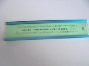 FABER-CASTELL Schriftschablone mit Randleiste 851 / 2,5  PEN 0,25 - Bild 1 von 2