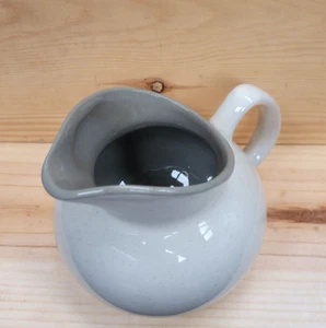 Vintage 50s HARKERWARE Gray SpeckledGray/USA/Stoneware Creamer Mid-CenturyModern - Picture 1 of 7