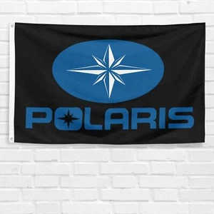 POLARIS Snowmobile 3x5 ft Flag ATV Vintage RZR Sportsman Ranger Off Road Banner - Picture 1 of 12