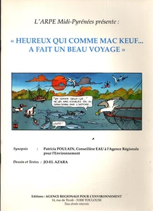 AZARA Heureux qui comme Mac Keuf a fait un beau voyage 2000 avec DESSIN ORIGINAL - Picture 1 of 3