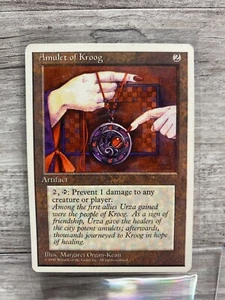 AMULET OF KROOG Artifact MTG Revised Edition Magic - Picture 1 of 2