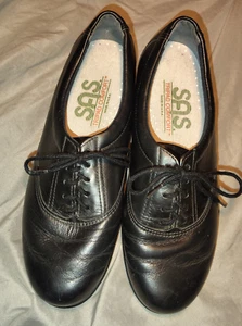 SAS Tripad Comfort Free Time Women’s Size 6 1/2 M black leather uppers - Picture 1 of 15