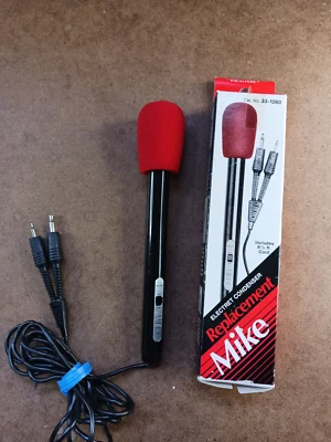 Realistic Electret Condenser Replacement Mic/Microphone Cat No. 33-1060 - Image 1 of 4