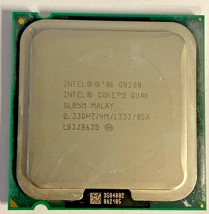 Lot of 4 Intel Core 2 Quad Q8200 2.33GHz 4MB 4-Core LGA 775 CPU Processor SLB5M - Picture 1 of 2