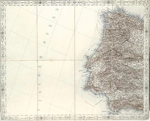 Antike Karten, Iberische Halbinsel - Bild 1 von 2