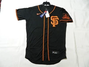 Authentic San Francisco Giants Flex Base ALTERNATE Black Jersey 44 - Picture 1 of 2