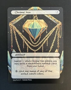MTG - Chrome Mox - Anime Style - Card For EDH and Playtest - Picture 1 of 1