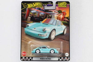 1:64 Hot Wheels Premium Boulevard Porsche 964 Turquoise #103 - Picture 1 of 1