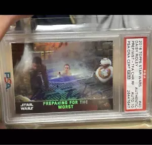 Topps Star Wars Daisy Ridley Auto - Picture 1 of 2