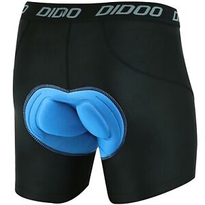 Didoo Mens Cycling Padded Underwear 3D MTB Under Shorts Bicycle Bike Base Layer 
