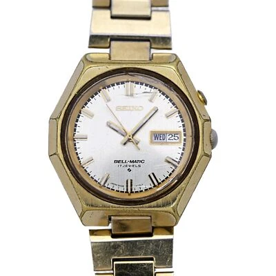 Seiko Vintage Bell-Matic Alarm 17 Jewel Automatic 4006 6050 Gold Filled Watch - Image 1 of 4