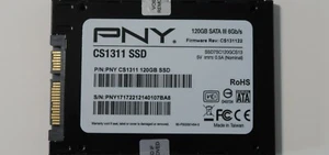 PNY CS1311 SSD7SC120GCS13 FW Rev:CS131122 120gb 2.5" Sata III SSD - Picture 1 of 1