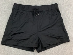 Willit Elastic Waist Shorts Womens Large Black Drawstring Silky Hiking Outdoors - Picture 1 of 13