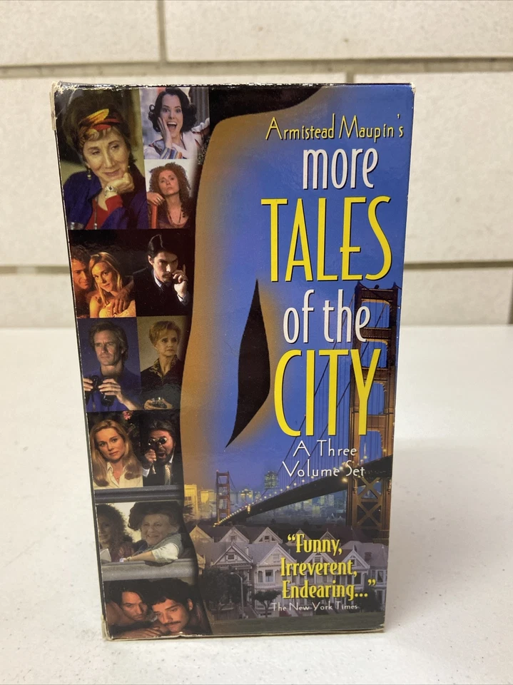 Armistead Maupin's More Tales of the City VHS 3 Vol Box Set 1999 90s Showtime TV - Image 1 of 4