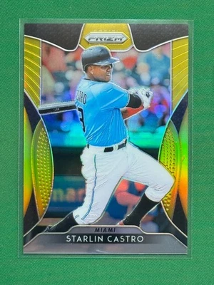 Panini Prizm Baseball Gold Prizms Parallel #224 2019 Starlin Castro/10 Foto 1 de 2