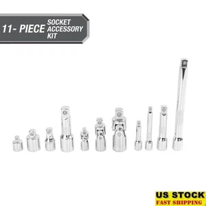 Complete Socket Accessory Set for 1/4-inch, 3/8-i - Picture 1 of 13